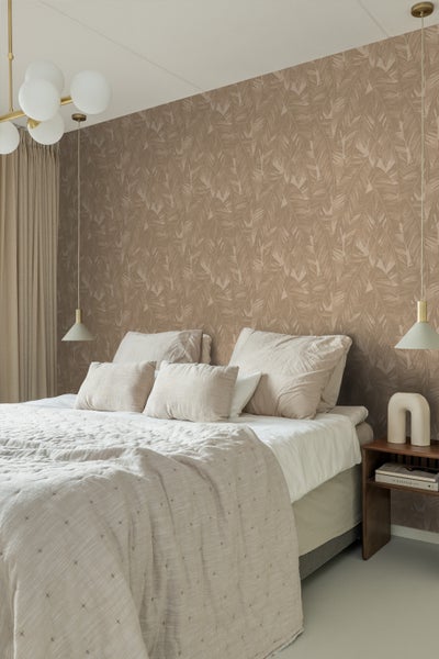 Origin Wallcoverings Tapete Bananenblätter Beigebraun - 50 x 900 cm - 348059
