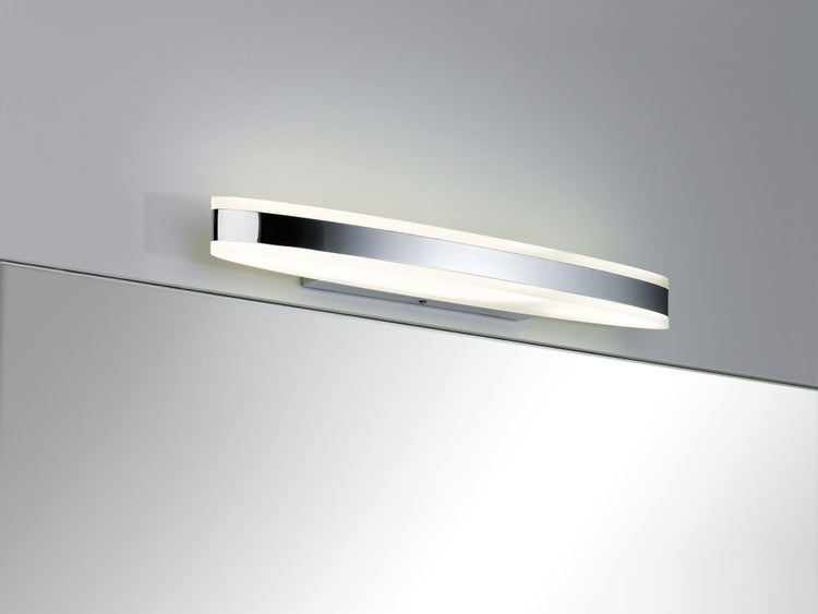 Selection Bathroom LED Spiegelleuchte Kuma IP44 3000K 660lm 230V 9W Chrom, Weiß