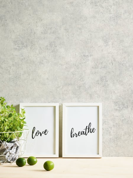 Nahaufnahme von Scabiosa Blumen mit grünen Blättern