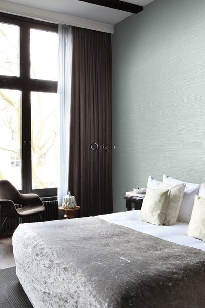 Origin Wallcoverings Tapete Steinoptik Mintgrün - 53 cm x 10.05 m - 347577