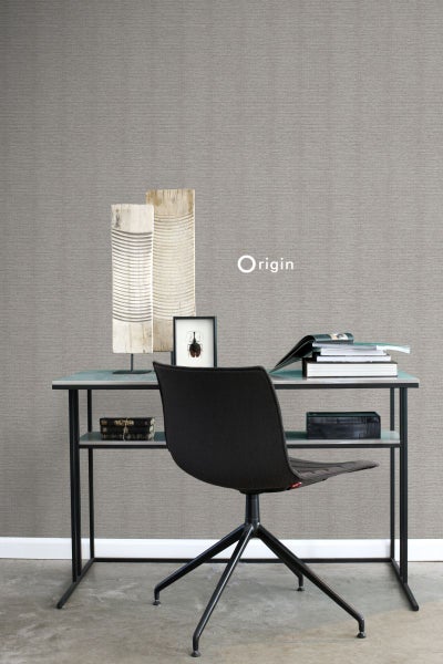 Origin Wallcoverings Tapete Leinen-Optik Beige - 53 cm x 10.05 m - 347377