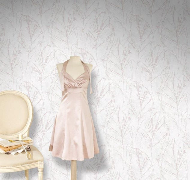 Erismann Tapete Uni Rosa - 53 cm x 10.05 m - 661509