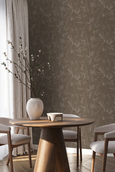 Origin Wallcoverings Tapete Bananenblätter Braun - 50 x 900 cm - 348056