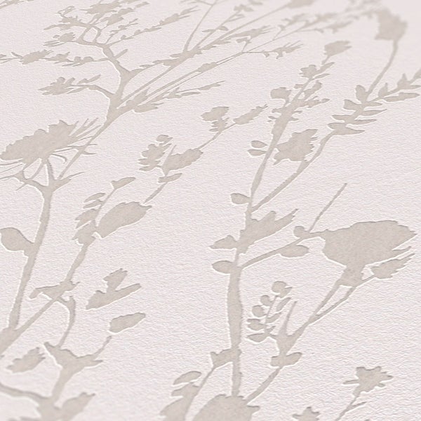 Next Wallpaper Rolle mit Vogel- und Bambusmuster