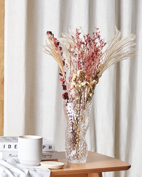 Trockenblumenstrauß ARABA 55 cm Rosa