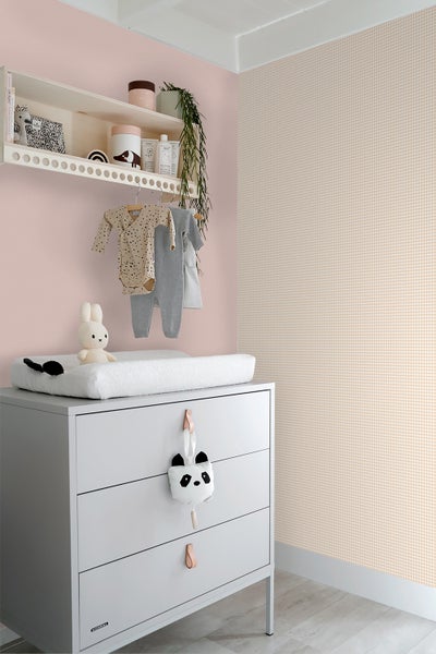 ESTAhome Tapete Streifenmuster Terrakotta - 50 x 900 cm - 131642