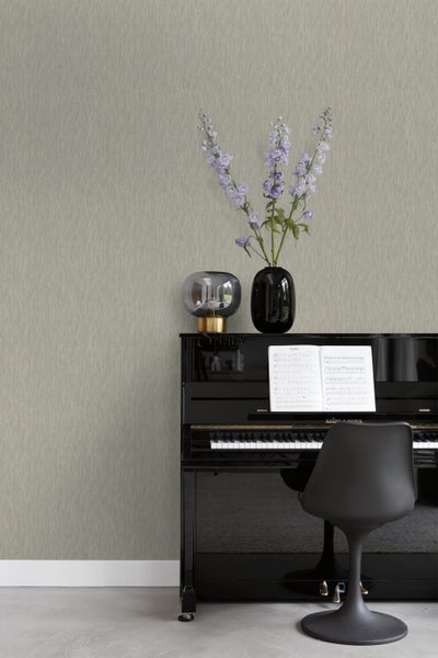Origin Wallcoverings Tapete 3D Grasmuster Leinen-Optik Braun - 53 cm x 10.05 m - 347315