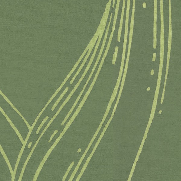 Detailansicht eines Textils mit Pflanzenmuster