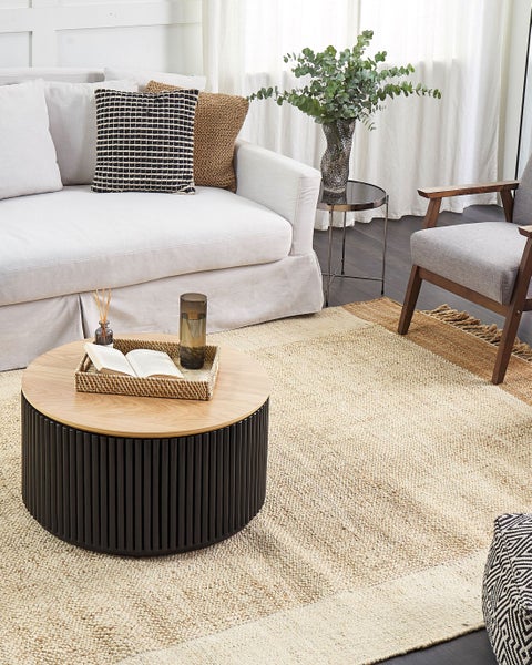 Teppich DEDEMLI Beige 200 x 300 cm Jute