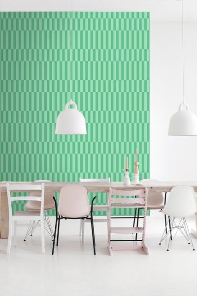 ESTAhome Tapete Streifen Grün - 50 x 900 cm - 131421