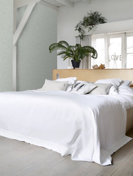 ESTAhome Tapete Kreidefarbe-Look Grau - 53 cm x 10.05 m - 128004
