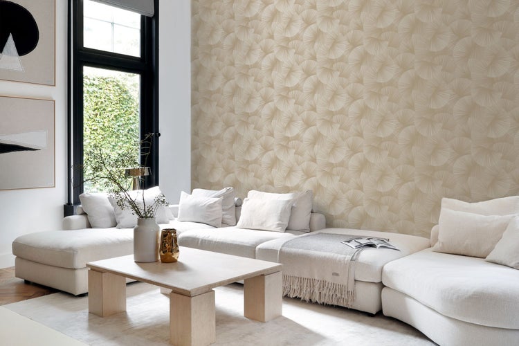 Origin Wallcoverings Tapete 3D-Muster Beigebraun - 0.53 x 10.05 m - 348042
