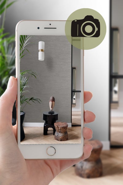 Origin Wallcoverings Tapete Steinoptik Taupe - 53 cm x 10.05 m - 347573