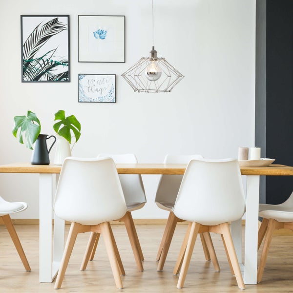 Technische Zeichnung einer Pendelleuchte mit den Maßen 400 mm Durchmesser und 1000 mm Höhe.