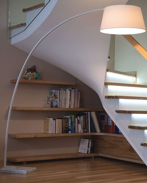 Stehlampe BENUE Metall Weiß