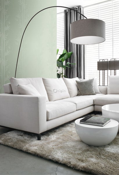 Origin Wallcoverings Tapete Bambusmuster Olivgrün - 53 cm x 10.05 m - 345752