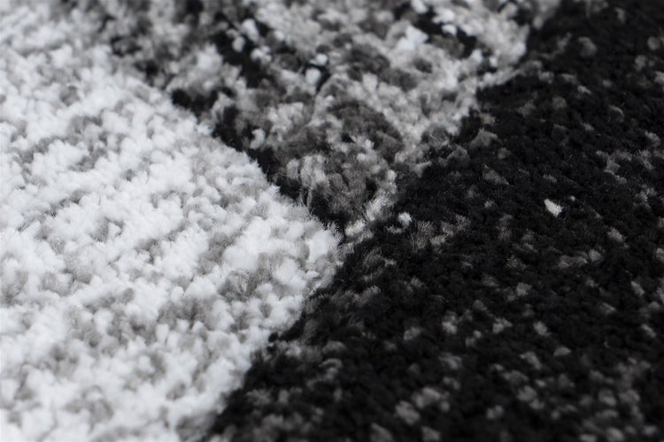 Kurzflor Teppich Jimena Silber Modern 160 x 230 cm