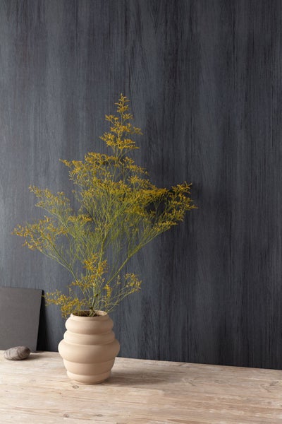 Masureel Tapete Holzoptik Schwarz - 53 cm x 10.05 m - 631989