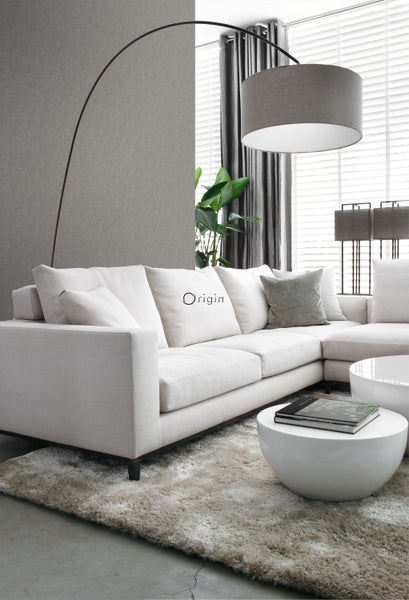 Origin Wallcoverings Tapete Fischgrätmuster Taupe - 53 cm x 10.05 m - 347665