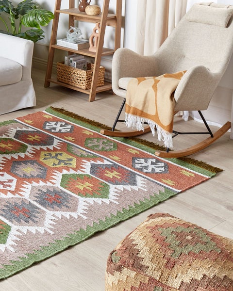 Outdoorteppich SAHBAZ Bunt 140 x 200 cm