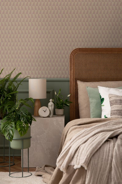 Tapetenrolle mit grafischem Muster