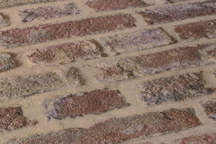 Blumentopf mit Muster und Holzfüßen