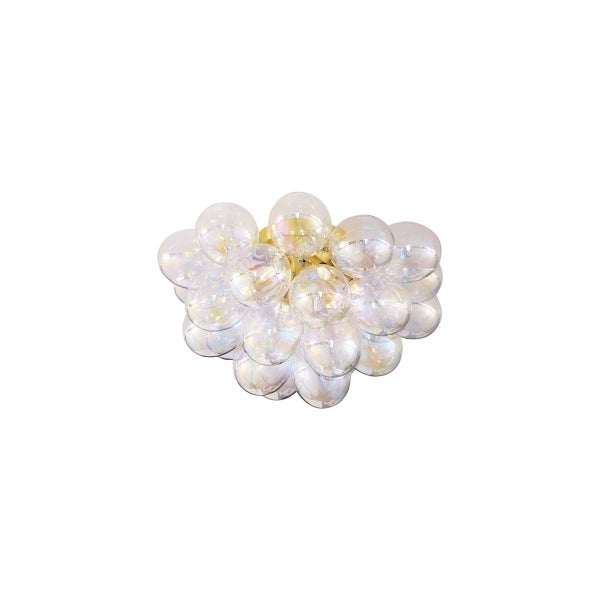 Deckenleuchte mit gläsernen Kugeln