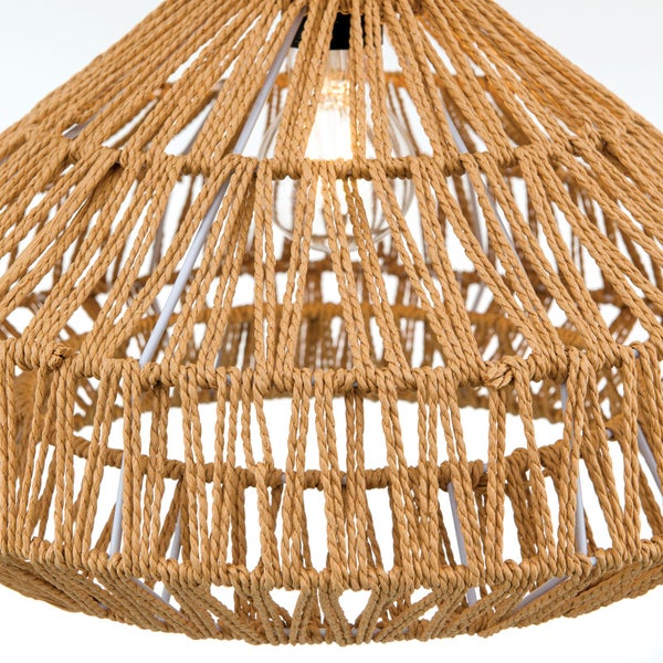 Hängeleuchte Basket braun