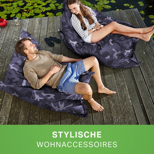 Green Bean Sitzsack XXL 140x180cm 380 Liter Kinder & Erwachsene Bean Bag EPS Perlen Füllung Riesensitzsack Groß Draußen Outdoor Liegekissen Waschbar Wetterfest Lounge Sitzkissen Bodenkissen Türkis