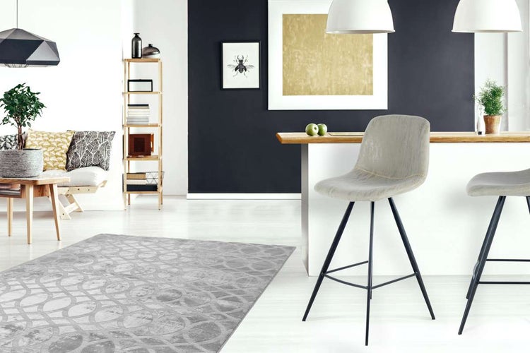 Barstuhl Samantha 300 2er-Set Taupe / Schwarz