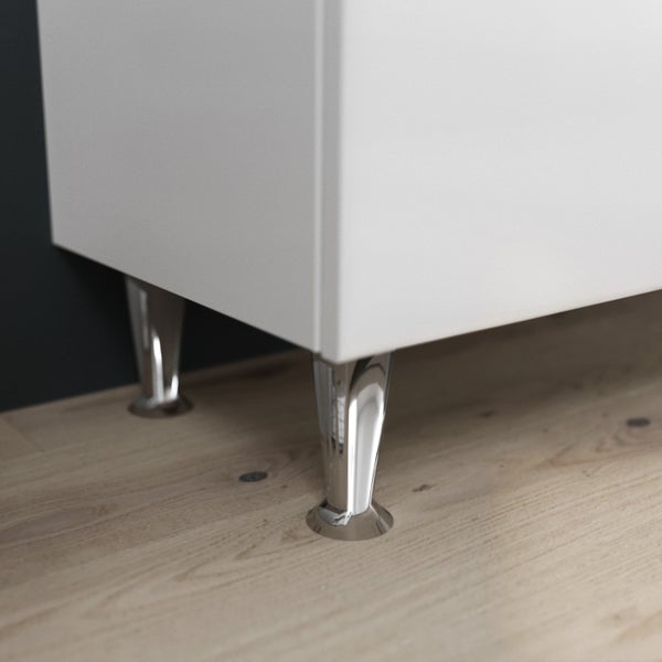 Unterschrank, Keramikwaschtisch, Spiegel, LED – Beleuchtung, Hängeschrank, bodenstehend | Easy