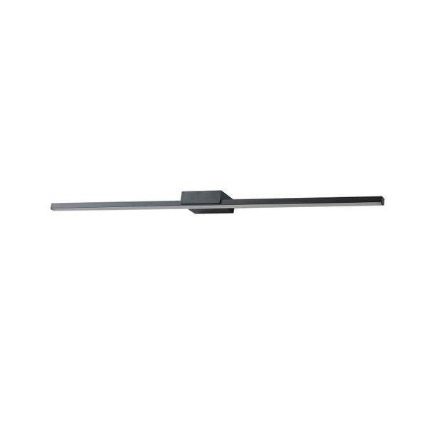 Lucande LED Wandleuchte, Wandlampe Bad Kivana (spritzwassergeschützt (Modern) in Schwarz aus Aluminium (1 flammig ) - Wandleuchten Spiegelleuchte Badezimmer Wandbeleuchtung Badezimmerleuchte