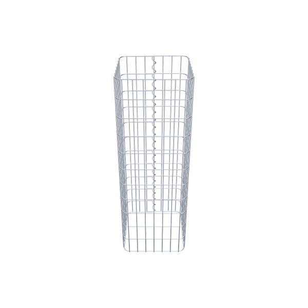 Gabionensäule 37 x 37 cm, MW 5 x 10 cm eckig - Höhe: 1,10 m