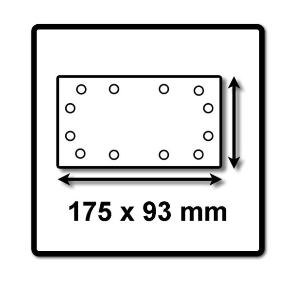 Festool Schleifschuh SSH STF 93 x 175/8 2 Stück ( 2x 483905 ) für Rutscher RS 300, RS 3, LRS 93