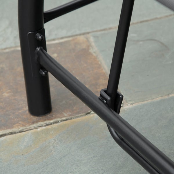 3-Sitzer Hollywoodschaukel in Grau mit Metallgestell, verstellbarem Sonnendach und Polstern.