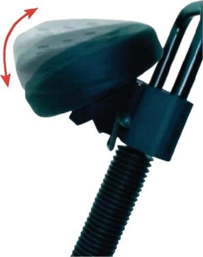 Drehbarer Gartenhocker für komfortables Arbeiten