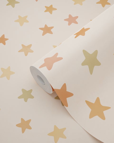 Tapetenrolle mit Sternenmuster