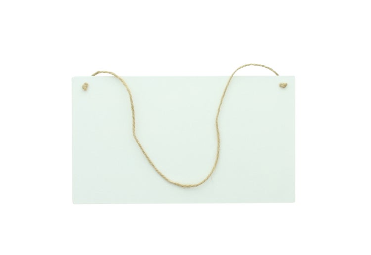 FRANK FLECHTWAREN|Schild Stier mit Blumenkranz, 28 x 16 cm, METALL, JUTE