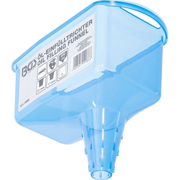 BGS technic Öl Einfülltrichter mit 850 Milliliter Fassungsvermögen