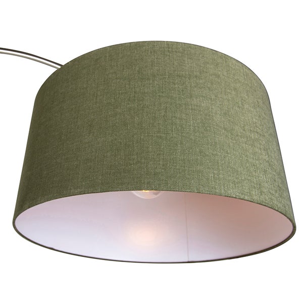 Nahaufnahme eines Lampenschirms aus Stoff