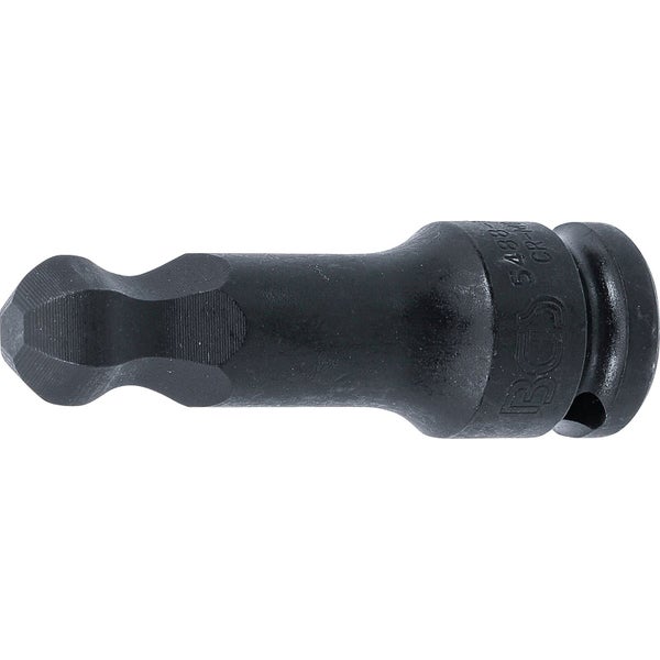 BGS Kraft-Bit-Einsatz Länge 75 mm Antrieb Innenvierkant 12,5 mm (1/2) Innensechskant mit Kugelkopf 15 mm - 5488-15