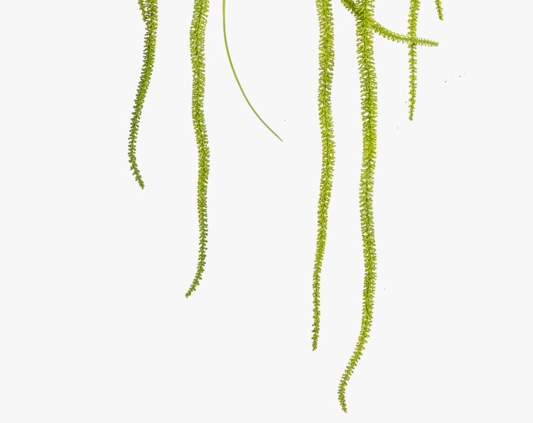 Künstliche lila Allium Blume mit kugelförmigem Blütenkopf und langem Stiel.