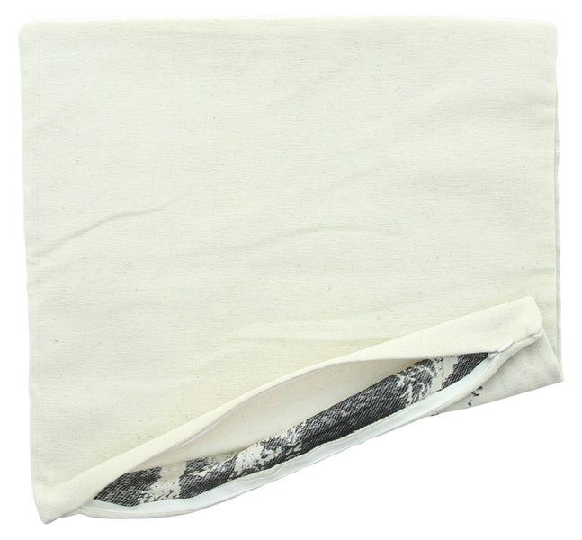 FRANK FLECHTWAREN | Kissenhülle Fuchs, POLYESTER, BAUMWOLLE, METALLIC-GARN, 45 x 45 cm