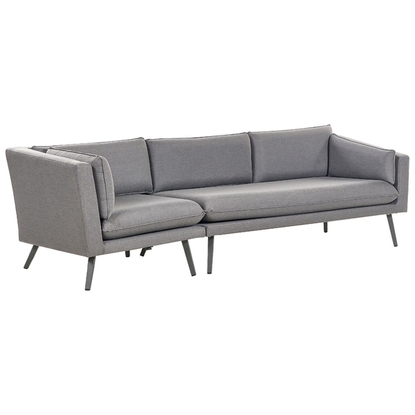 Gartensofa 3-Sitzer LORETELLO linksseitig Grau