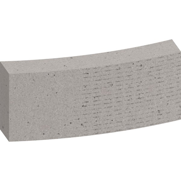 Beton-Beeteinfassung mit gebogener Form