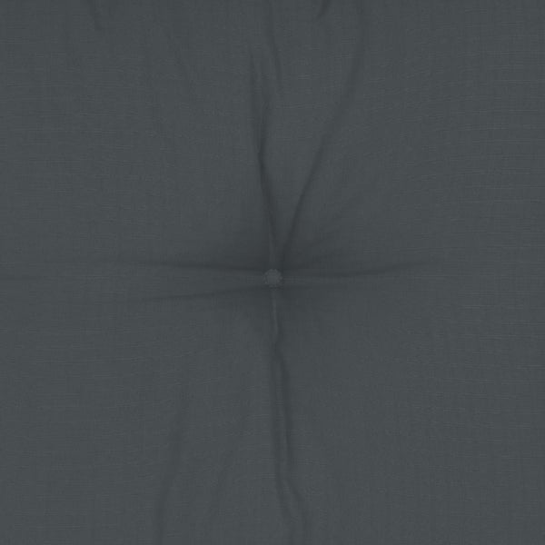 Beautissu Xluna Loungekissen Sitz 60x60x10cm Graphitgrau