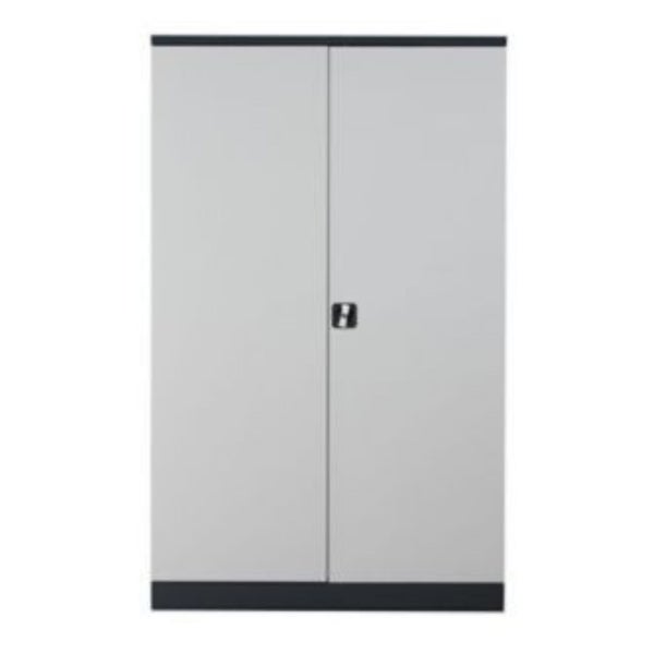 PROREGAL Stahlschrank Bee 5 Fachböden HxBxT 195 x 120 x 42 cm Pulverbeschichtetes Fachbodenmaterial Anthrazit & Grau