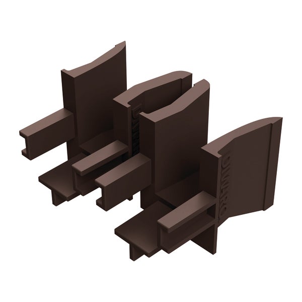 Drei Dima.rc Winkelverbinder für Terrassendielen