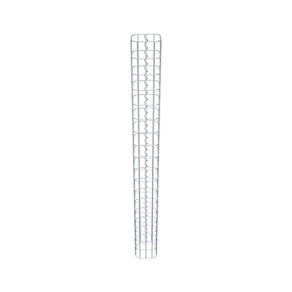 Gabionensäule 17 x 17 cm, MW 5 x 10 cm eckig - Höhe: 1,80 m