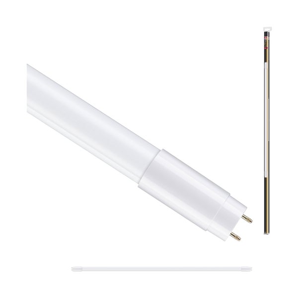 Einbaustrahler mit technischer Zeichnung und Bemaßung, inklusive Kabel und Anschlüssen sowie einer fünfjährigen Garantie.
